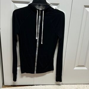SO Black Zip-Up Hoodie